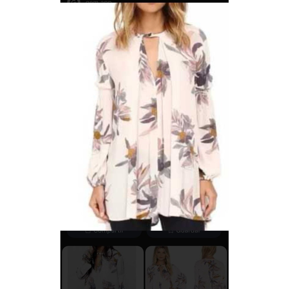 Free People Tree Swing Electric Orchid Choker Mini Tunic Dress XS - Picture 3 of 7